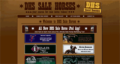 Desktop Screenshot of dhssalehorses.com